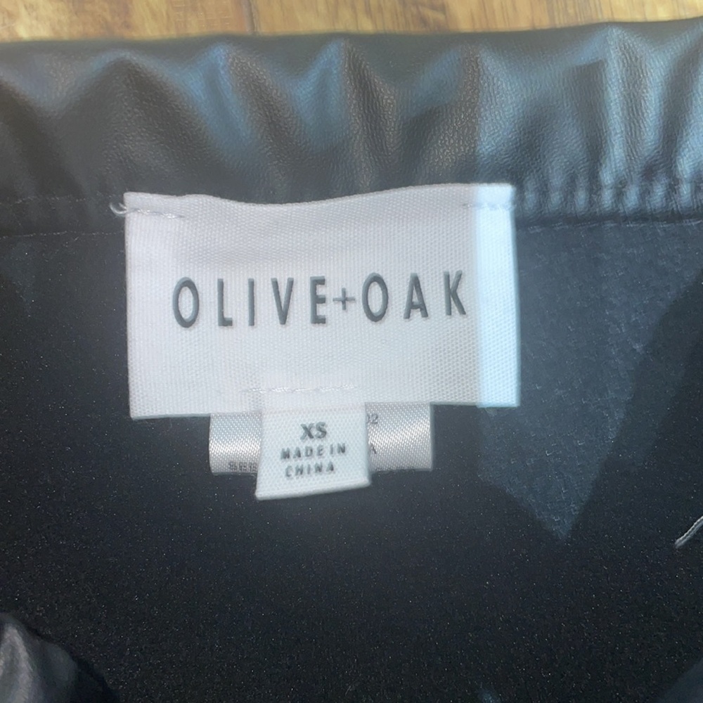Faux Leather Skirt - Picture 2 of 2